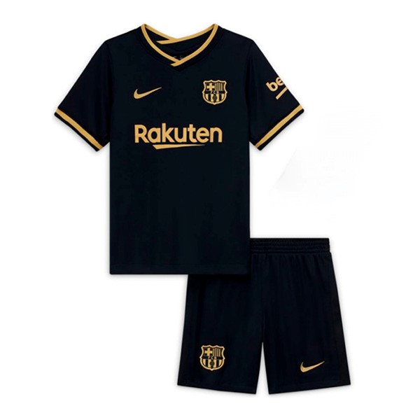 Maillot Football Barcelone Exterieur Enfant 2020-21 Noir